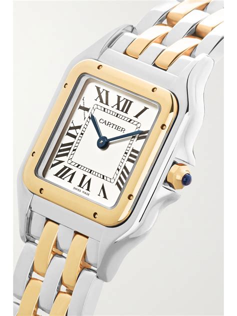 cartier watch ladies gold|panthère de cartier watch price.